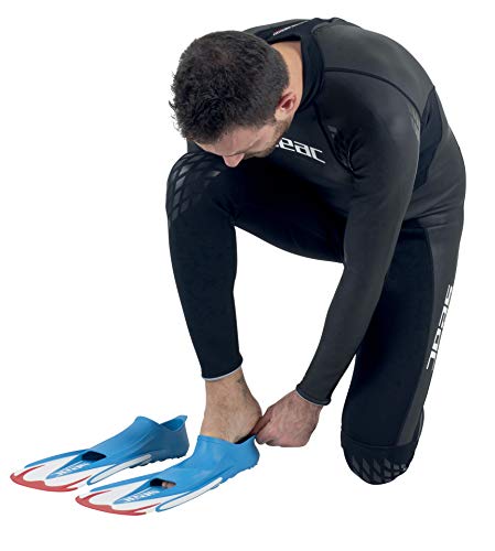 Barbatanas de natação masculinas SEAC Team Snorkeling, Vermelho, 2-3