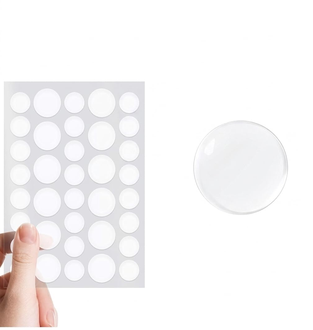 acne pimple patches with hydrocolloid – invisible waterproof spot treatment stickers for pimples, zits & blemishes – fast healing, non-irritating facial patch for overnight skin repair (36 pcs)
