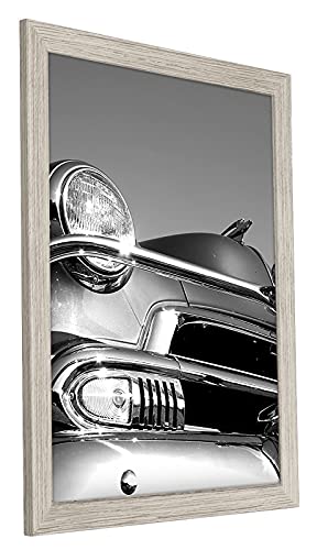 Americanflat WB1824DWOOD 18X24 Poster Frame With Polished Plexiglass - Epic Collection - Gallery Wall Frames With Engineered Wood - Wide Photo Frame For Wall Display - Driftwood thumb #5