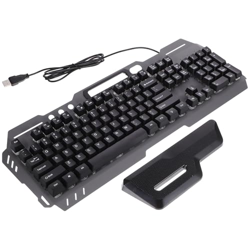 Clavier gamer étanche avec repose-poignets confortable Holibanna USB