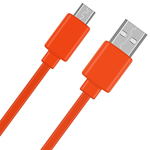 Sqrmekoko Tour Flat Charging Power Supply Cable Cord Line For Jbl Wireless Speaker (Orange) #TOP1
