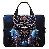 Laptoptasche, ultradünn, Traumfänger-Druck, Laptop-Tragetasche, tragbar, Kuriertasche für Arbeit, Reisen