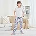 Yuiboo Printed Sleepwear PJs Whale Ocean Lounge Pajama Pants Indoor Outdoor with Pockets 9-10Y