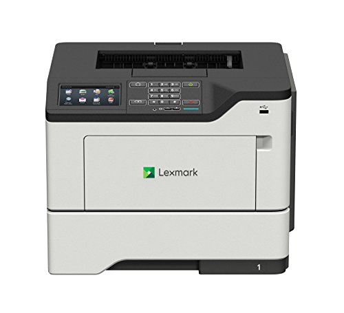 Lexmark 36S0500 MS622de Monochrome Laser Printer, Scan, Copy, Network Ready, Duplex Printing and Professional Features, grey
