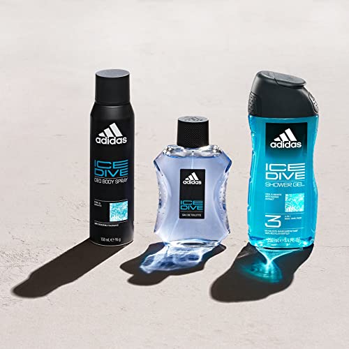 Adidas Ice Dive Eau De Toilette Spray For Men, 3.4 Fl Oz #TOP6