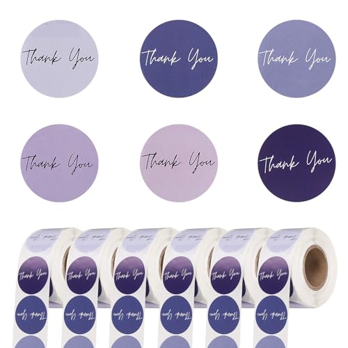 Autocollants Merci ronds pour personnaliser vos enveloppes et paquets