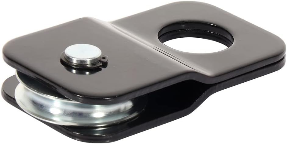 1pcs Snatch Block 8800 lbs Heavy Duty Block Pulley Hoist for 1/4 5/16 D Ropes Self Recovery Accessory