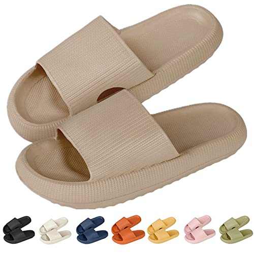 Snewvie Badeschuhe Damen Badeschlappen Dusch Herren Badelatschen Wolkenschlappy Slippers Kissenrutschen Ultraleicht Bequeme Rutschfest Zuhause Sommer Garten Badelatschen Cover