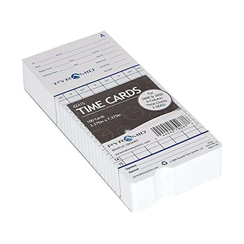 Cartes de temps espagnoles Pyramid pour organiser le travail en atelier