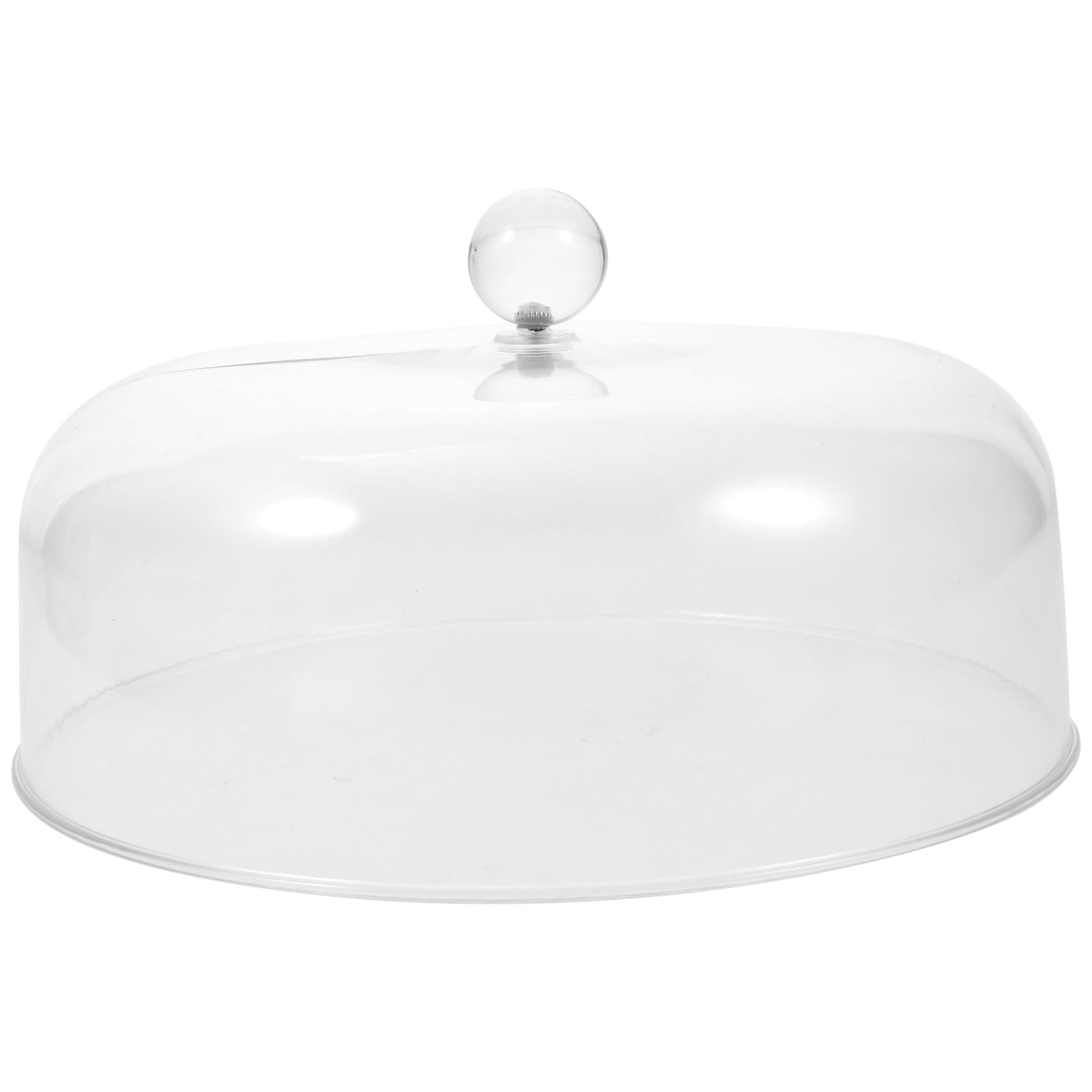DOITOOL 9 Inch Round Acrylic Cake Stand Cover,Acrylic Food Dome Clear Cake Dome Cover Food Cover Cake Lid Serving Dome for Cupcake, Cheese, Dessert Wedding Decoration