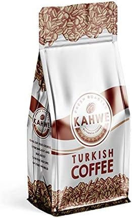 KAHWE - Freshest Turkish Coffee Made in USA - GROUND - MEDIUM ROAST Turkish Coffee - 8 Ounce (227g) - Pack of 2