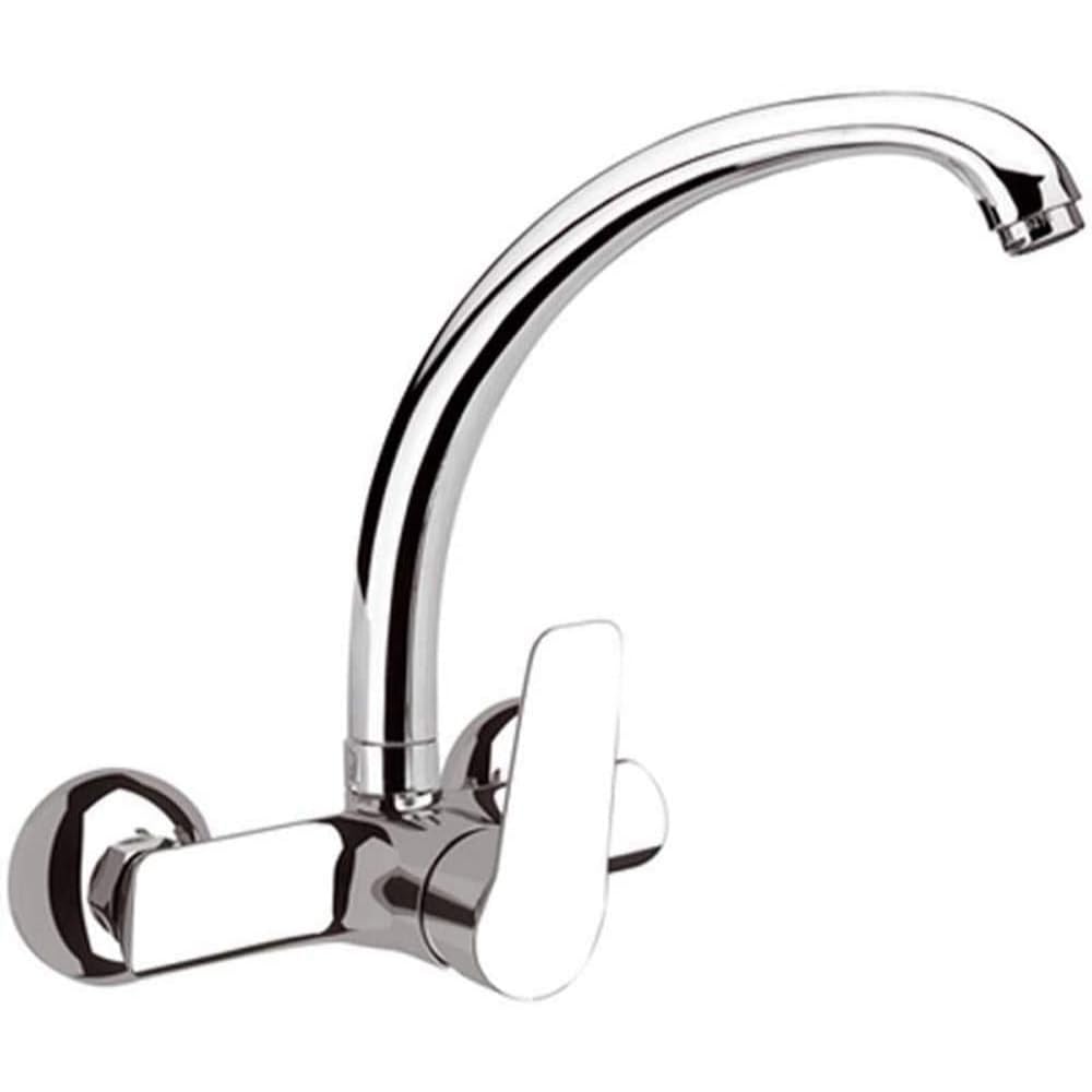 Schläfer 67085-C | Bec de rechange pour Robinet d'évier de cuisine - Longueur 200 mm - Raccord d'étanchéité de 3/4 (Ø24,9 mm), Compatible avec aérateur Neoperl anti-calcaire économie d'eau