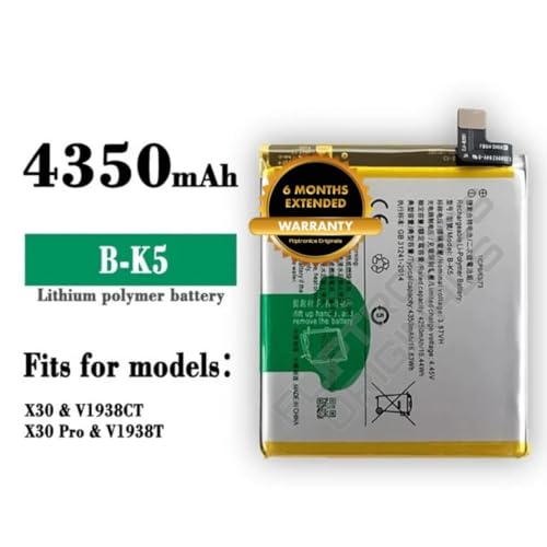 Image of B-K5 Battery for Vivo X30 / X30 Pro Battery with 6 Month Warranty****(P211)