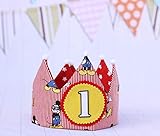 Fiesta infantil Corona de cumpleaños niños 1-5 años decoración fiesta infantil corona reversible Mikey Mouse