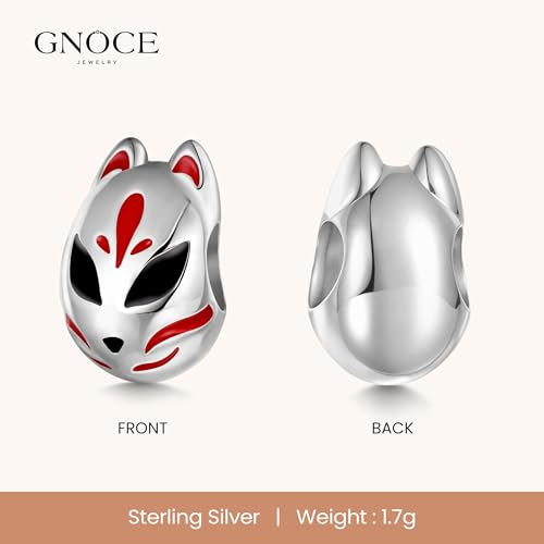 Image of GNOCE Japanese Charm Bead Silver Plated Pendant Dangle Charms fit Bracelet Jewelry Gift for Women