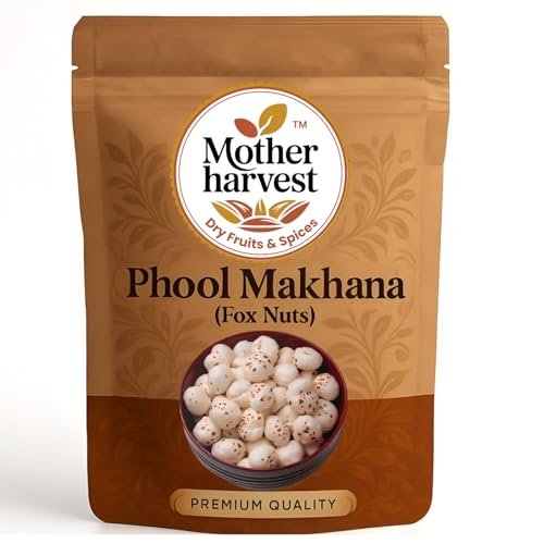 Image of Mother harvest Prasadam Makhana Phool Makhana | Foxnuts, Lotus Puffs | Crunchy Makhana | Healthy Snacking & Fasting - 200gm