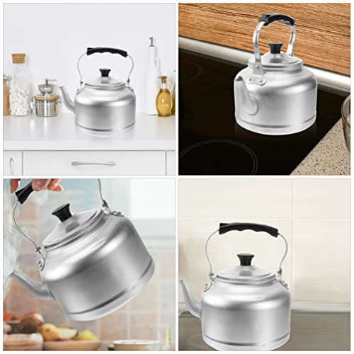 Camping Water Jug Aluminum Kettle Teapot Retro Tea Pot Water Boiling Kettle Water Kettle Boiling Kettle Boiler For Gas Stove Stovetop 5L Stainless Steel Water Bottle #TOP1