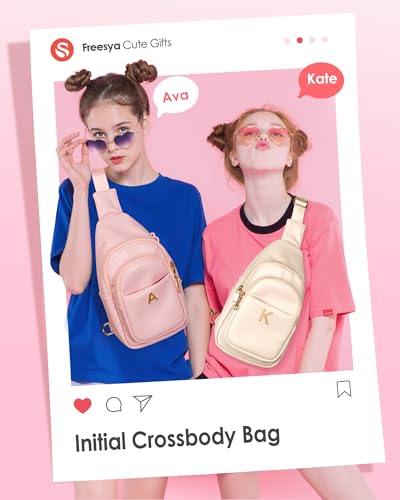 Birthday Gifts for Women Teen Girls, Initial Crossbody Sling Bag, Travel Purse for Women, Friends Sister Gifts2