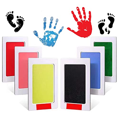 Baby Handabdruck & Fußabdruck Set - Wiederverwendbares Stempelkissen