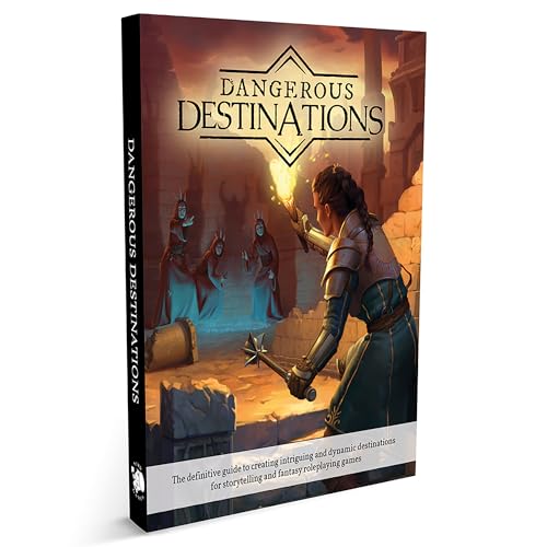 Nord Games: Dangerous Destinations - Libro di supplementi di ruolo con copertina rigida, per giochi di ruolo da tavolo narrazione e fantasy, compatibile con 5e D&D, 448 pagine