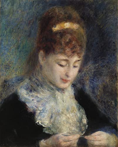 Art tableau Femme au crochet Renoir pour sublimer votre salon 60x90cm