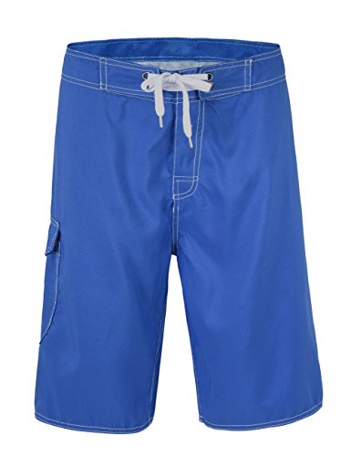 Image of Nonwe Men's Solid Lightweight Beach Shorts Half Pants with Lining
