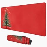 Tappetino Mouse 70 x 30 cm Tappeto Scrivania, Albero di Natale 1D#525