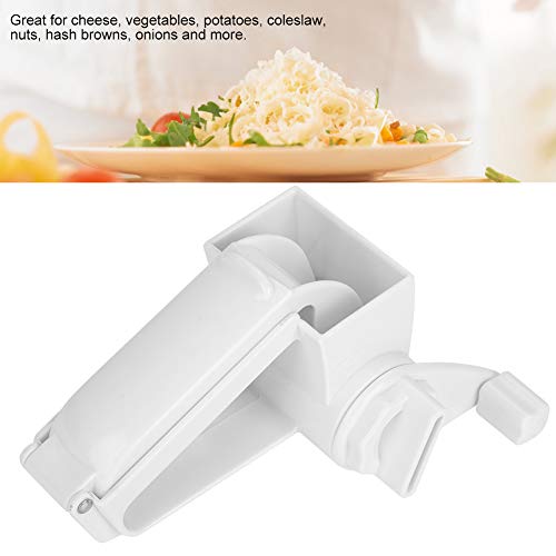 Rallador Giratorio de Manivela para Queso y Verduras Blanco miniatura 5