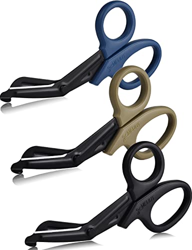 MEUUT Medical Scissors Trauma Shears-7.5" Bandage Scissors, Fluoride -Coated Blades Nursing Scissors Surgical Grade Shears EMT Scissors for EMT Workers, Doctors & Nurses