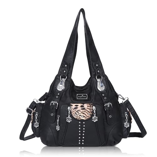Image of Angel Kiss Purses for Women Soft PU Leather Large Hobo Bags for Women Shoulder Bag | Soft