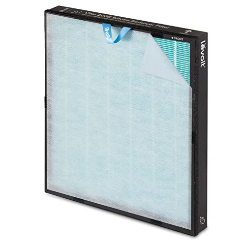 LEVOIT Vital 200S Smoke Remover Air Purifier Replacement, H13 True HEPA, High-Efficiency Activated Carbon Filter, Vital 200S-RF-SR (LRF-V201-BUS), 1 Pack, Blue