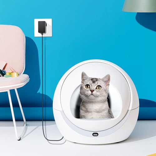 15V AC Adapter for Litter-Robot II 2 Bubble, Open Air Self Cleaning Litter Box Power Cord, Cat Kitty Litter Box Power Supply