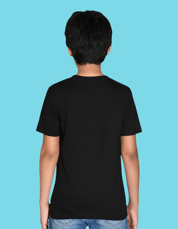 Image of Nusyl Boys Half Sleeves Solid T-Shirt for Kids | Soft Cotton Blend | Comfortable Regular Fit | Casual 2-16 Years | Multiple Colors & Pack Options