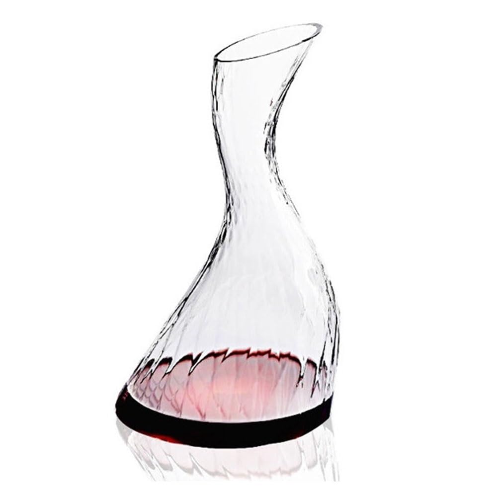 Decantador de vino cristal 1000 ml con tapón, aireador estilo vintage for decoración cenas en casa Regalo accesorio para amantes del vino