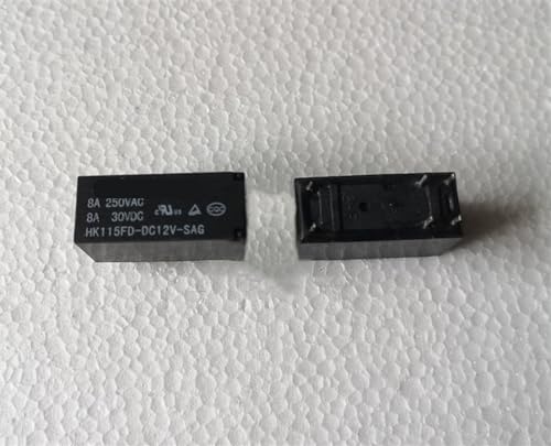 Relé HK115FD DC12V SAG para automatizar la iluminación del jardín y hogar