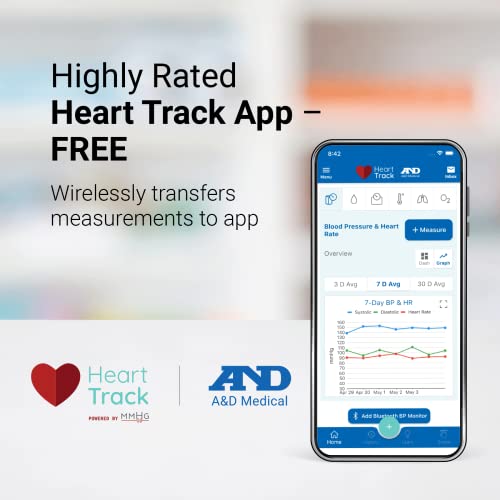 A&D Medical UA-651BLE Deluxe Upper Arm Blood Pressure Monitor With Bluetooth thumb #4