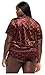 Savage X, Women's Psychedelic Velvet Sleep Top, Dazed FX, S