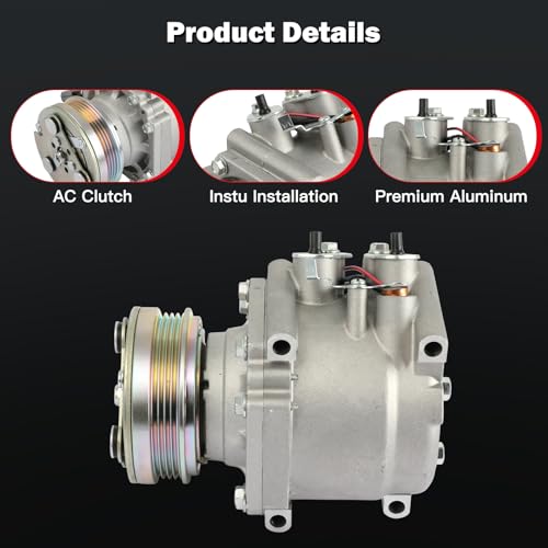 Image of Air Conditioning Compressor for Honda Civic /del Sol 1.5L 1.6L 1992-1993