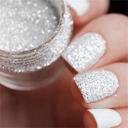 Nail Art Glitter Powder for Women,Nail Art Decor Glitter Dust Powder Set DIY Acrylic UV Gel Tips Accessory Tool Gift… - Afbeelding 3
