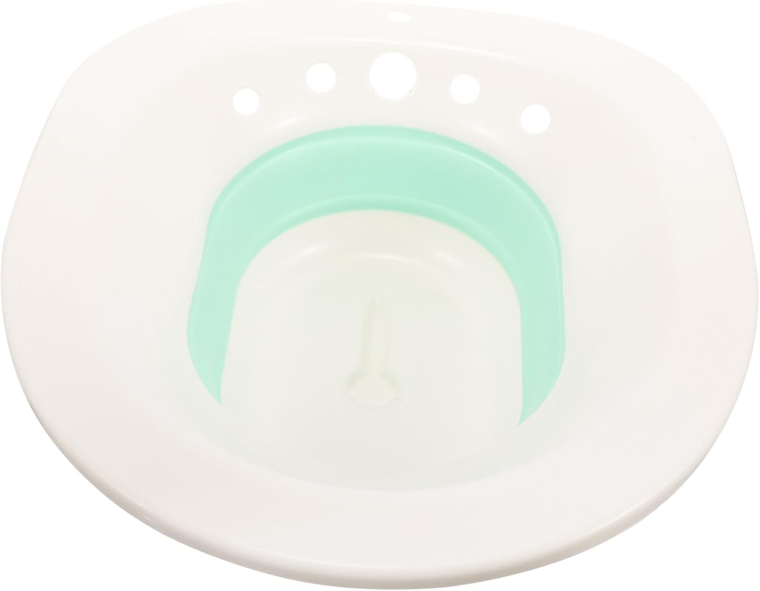 HOMSFOU Bathroom Foldable Nursing Bidet Basin Portable Cleaning Bidet for Women Postpartum Care and Hemorrhoids Space-saving Design Suitable for Standard Toilet Seats White Green