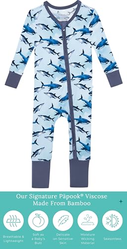 Image of Posh Peanut Convertible Baby Sleepers, Boy Toddlers Footless Pajamas | True To Size Fit With 2-Way Zipper, Convertible Mittens /Footies With Grips, Tagless Gentle Comfort, Easy Care Wash