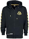 Jurassic Park Isla Nublar Männer Kapuzenjacke schwarz L 100% Baumwolle Fan-Merch, Filme