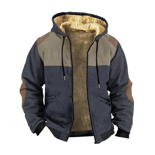Veste d'extérieur homme doublée polaire pour rester au chaud sous la pluie