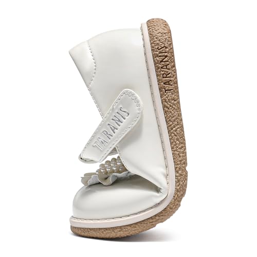 Girls Dress Shoes Toddler Mary Janes Shoes Pearl Princess Ballet Flats2