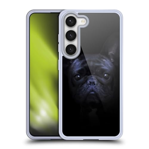 Funda Bulldog francés Samsung S23 de gel flexible antichoque