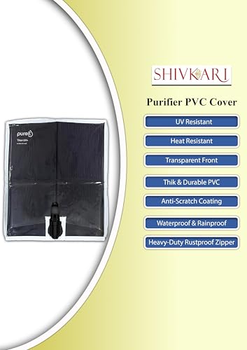Image of Body Protective Cover Compatible with HUL Pureit Titan UV+ with 7 Liters Dust proof, Transparent, Scratch Resistant, Needle Crafted Model water Purifier