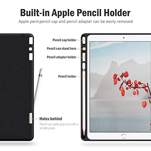 Coque iPad Air 3 2019 protection intégrale cuir PU marron