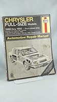 Chrysler Full-Size Models (Automotive Repair Manual 1988 Thru 1993) B00DQVX6S8 Book Cover