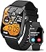 TRAUSI Smart Watches for Women Men, 1.83 inches HD Smartwatch with 120 Sports Modes, Heart Rate/Sleep Monitor, IP67 Waterproof, Bluetooth Call & Music Control for iPhone/Android (Black)