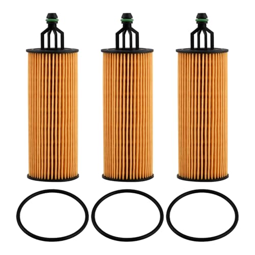 68191349AA Oil Filter 3-Pack, Premium Engine Oil Filter Compatible with